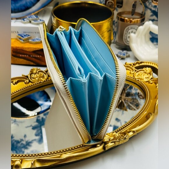 🆕 CHIARA FERRAGNI 🧿 BNIB Pastel Parchment Portafogli Wallet - Picture 13 of 16